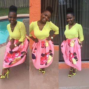 A line skirt formal skirt